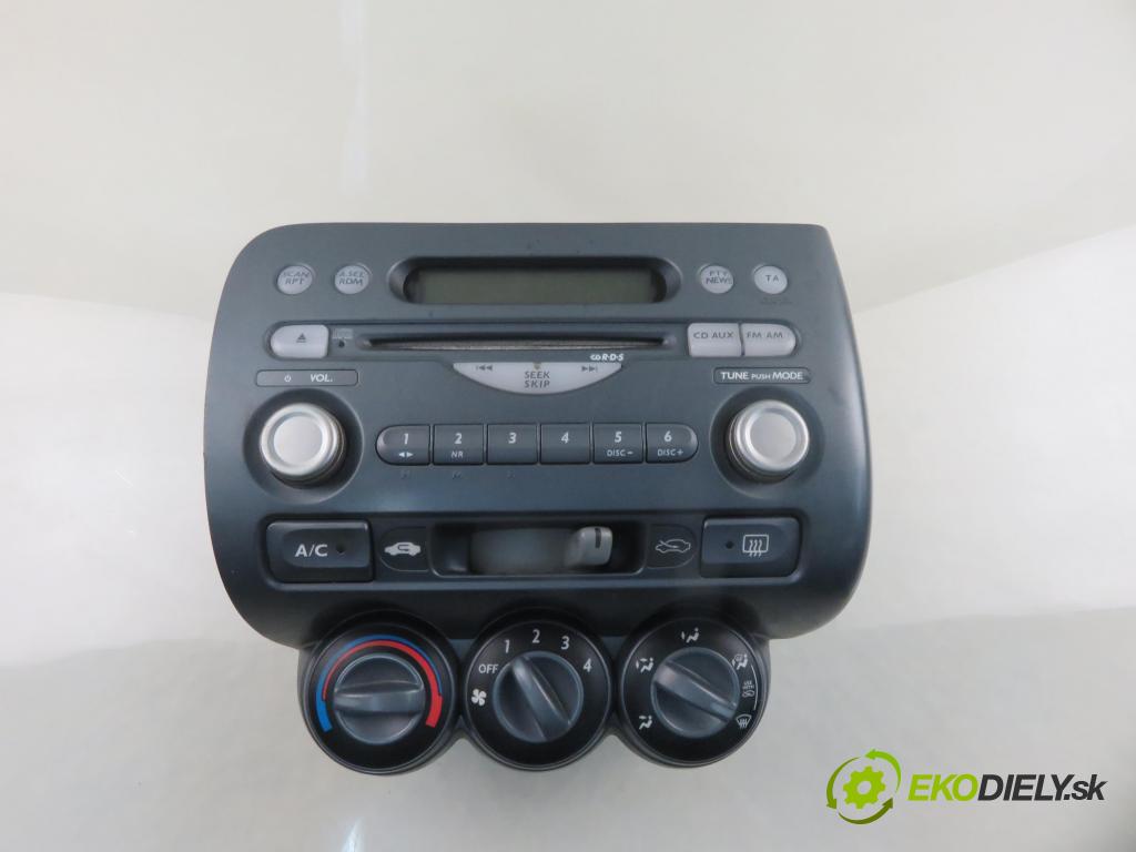 HONDA JAZZ II (GD_, GE3, GE2) HB 2004 61,00 1.3 (GD1) - L13A1 1339,00 RADIO CD 39175SAAG120M1 ; 39100SAAG131