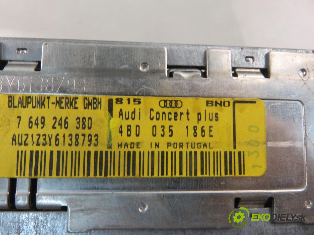 AUDI A6 Avant (4B5, C5) KOMBI 2000 132,00 2.5 TDI V6 180 quattro - AKE 2496,00 RADIO modul 4B0035186E