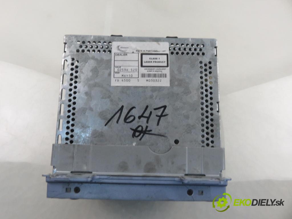 FORD FIESTA V (JH_, JD_) HB 2005 59,00 1.4 16V - FXJA 1388,00 RADIO 4S6118C815AB