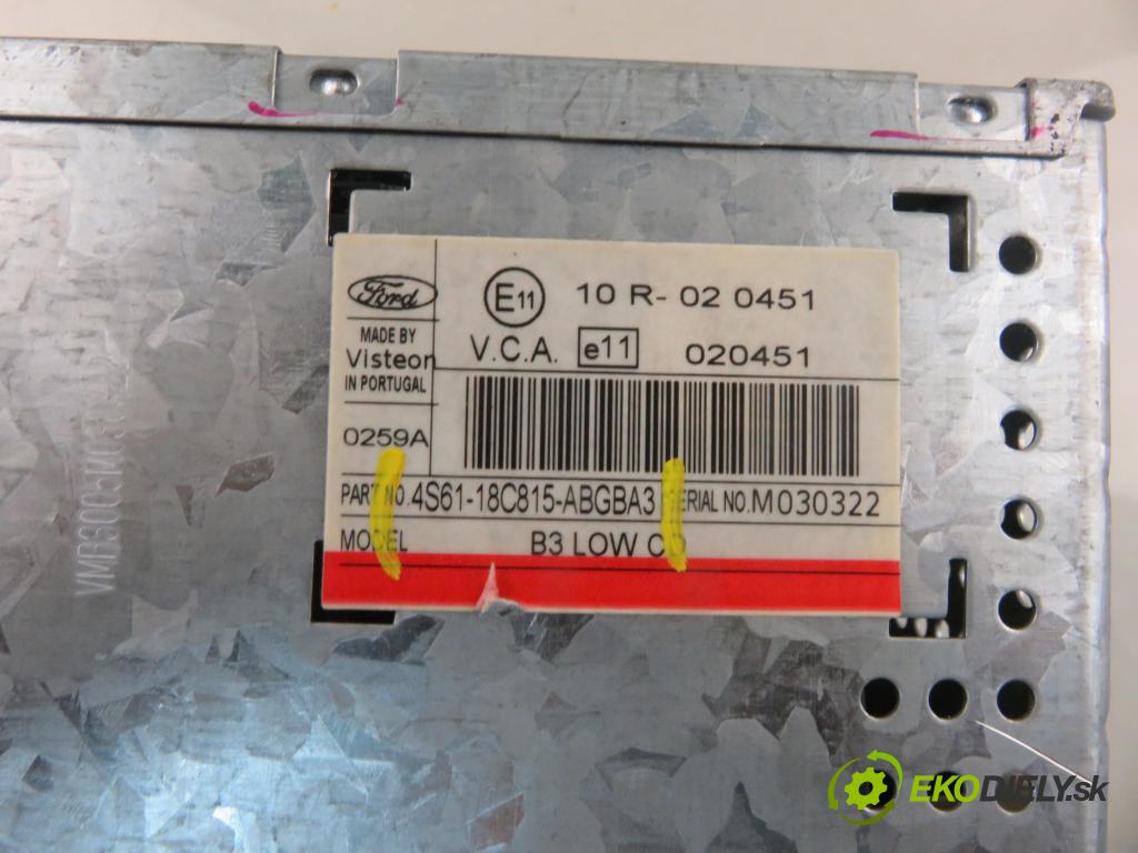 FORD FIESTA V (JH_, JD_) HB 2005 59,00 1.4 16V - FXJA 1388,00 RADIO 4S6118C815AB