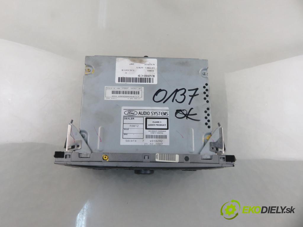 FORD GALAXY (WA6) MINIVAN 2007 96,00 2.0 TDCi - AZWA 1997,00 RADIO CD 6M2T18C939AF