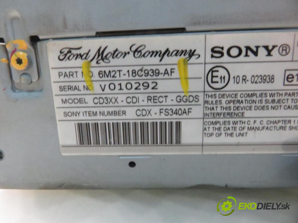 FORD GALAXY (WA6) MINIVAN 2007 96,00 2.0 TDCi - AZWA 1997,00 RADIO CD 6M2T18C939AF