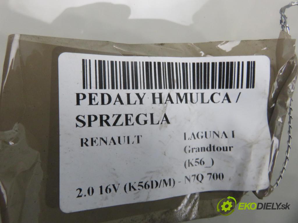 RENAULT LAGUNA I Grandtour (K56_) KOMBI 1998 102,00 2.0 16V (K56D/M) - N7Q 700 1948,00 PEDALY brzdy / spojky 7700423804