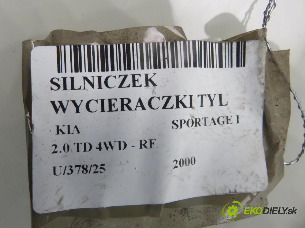 KIA SPORTAGE (K00) TERENOWY 2000 61,00 2.0 TD 4WD 83 - RF 1998,00 motorek stěrače ZADNÍ: 035111350