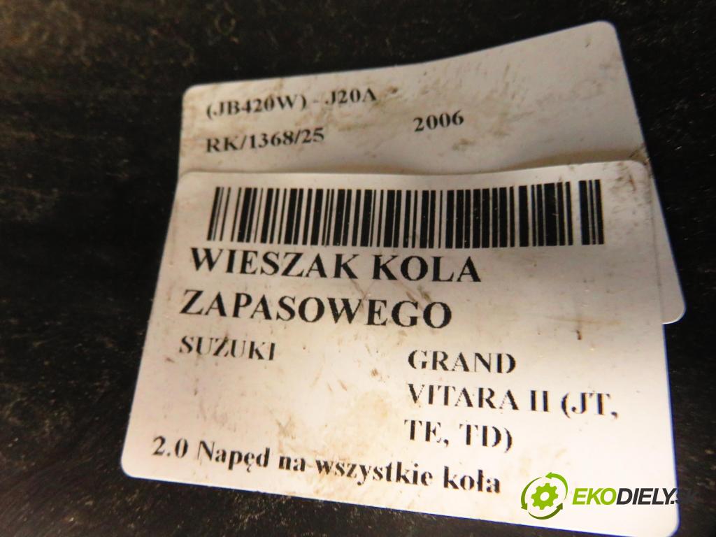 SUZUKI GRAND VITARA II (JT, TE, TD) SUV 2006 103,00 2.0 140 (JB420W) - J20A 1995,00 ZÁVĚS KOLA NÁHRADNÍ: