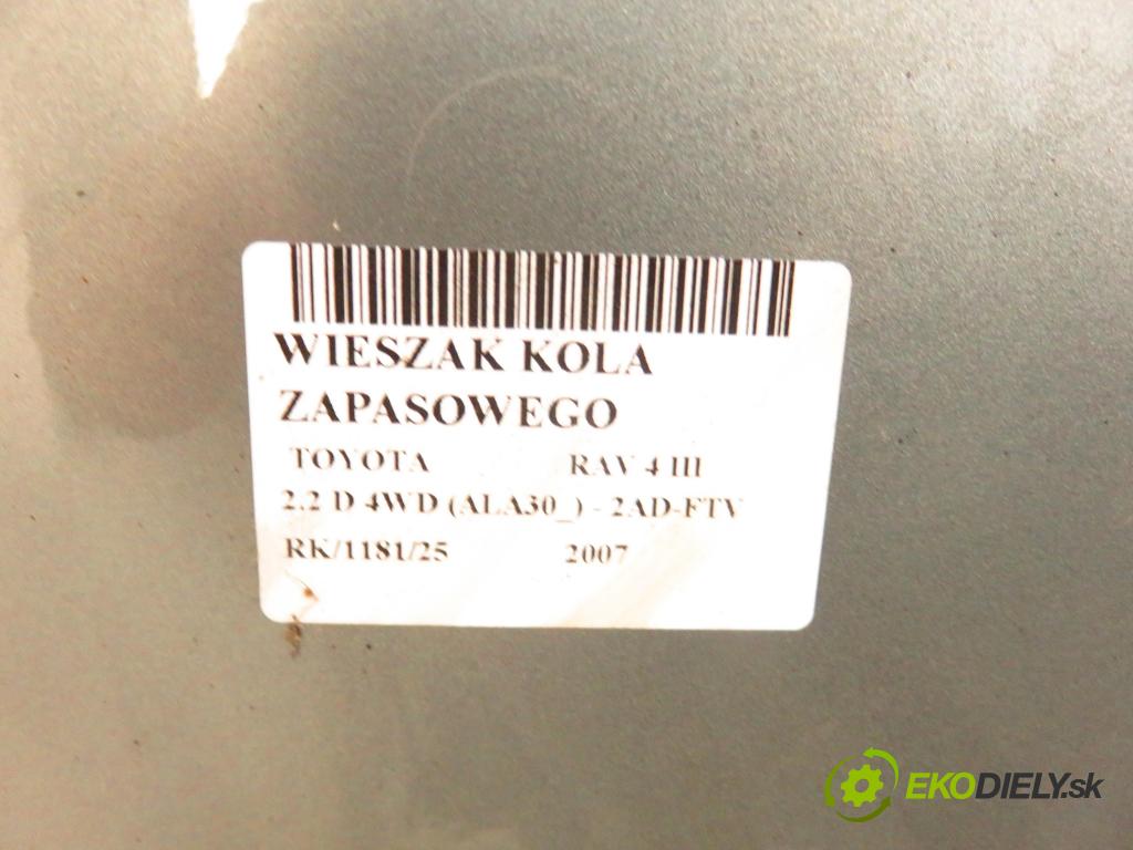 TOYOTA RAV 4 III (_A3_) SUV 2007 100,00 2.2 D 4WD (ALA30_) 136 - 2AD-FTV 2231,00 ZÁVĚS KOLA NÁHRADNÍ: