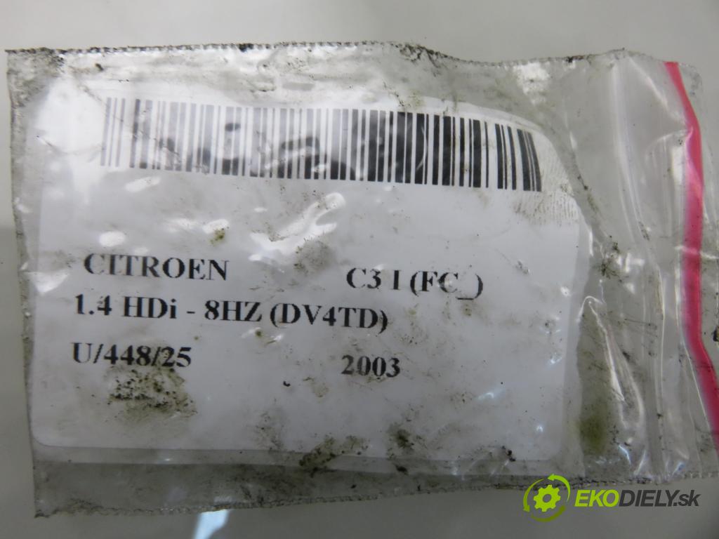 CITROEN C3 I (FC_) HB 2003 50,00 1.4 HDi - 8HZ (DV4TD) 1398,00 vstrekovač 9649574480 (Vstrekovač paliva)
