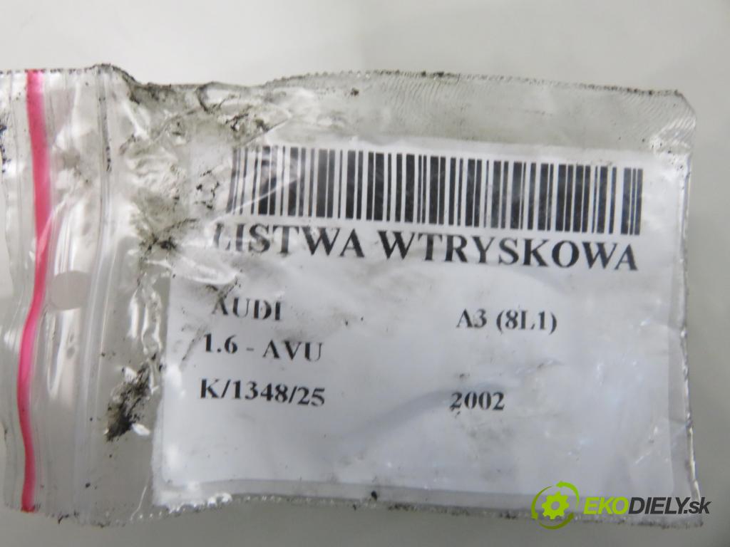 AUDI A3 (8L1) HB 2002 75,00 1.6 - AVU 1595,00 Lišta vstrekovacia 037906031AL ; 06A133317A (Vstrekovacia lišta)