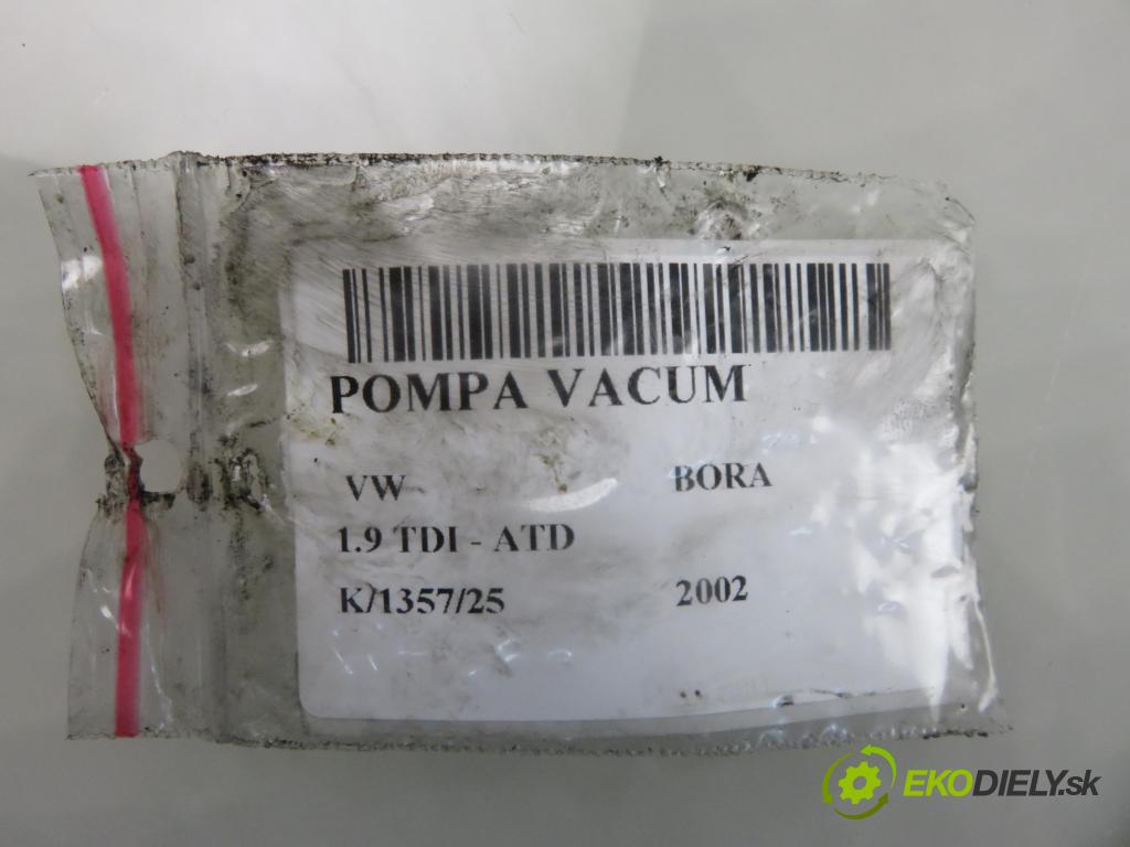 VW BORA (1J2) SEDAN 2002 74,00 1.9 TDI PD 101 - ATD 1896,00 pumpa vakuová 038145209A