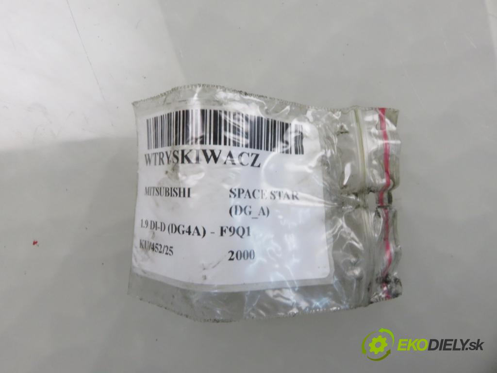 MITSUBISHI SPACE STAR nadwozie wielkoprzestrzenne (MPV) (DG_A) MINIVAN 2000 75,00 1.9 DI-D 102 - F9Q1 1870,00 vstrekovač 0445110021 ; 7700111014 (Vstrekovač paliva)
