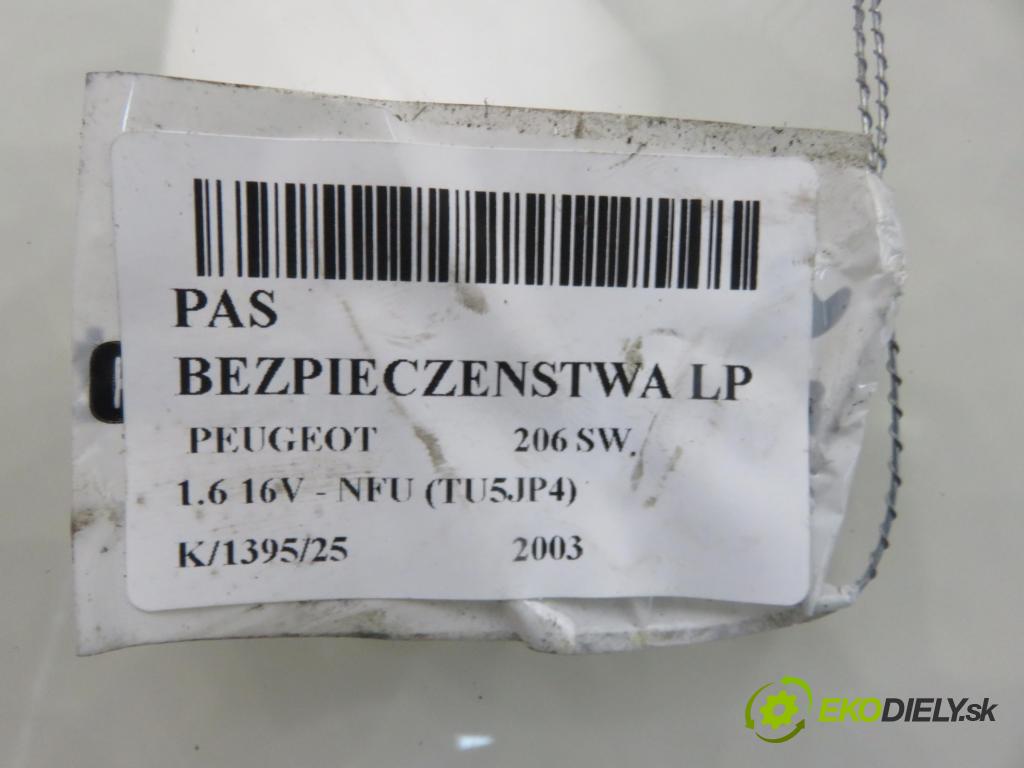 PEUGEOT 206 SW (2E/K) KOMBI 2003 80,00 1.6 16V 109 - NFU (TU5JP4) 1587,00 držák BEZPEČNOST LP B507744