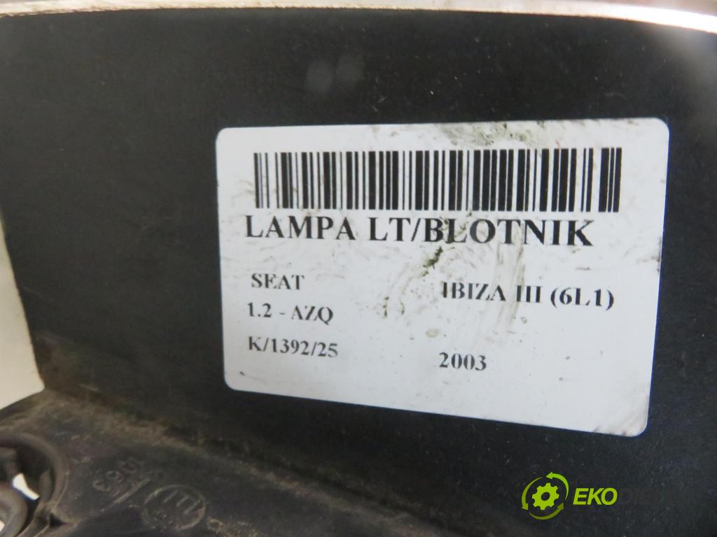 SEAT IBIZA III (6L1) HB 2003 47,00 1.2 12V - AZQ 1198,00 světlo levé zadní 6L6945095A ; 6L6945111