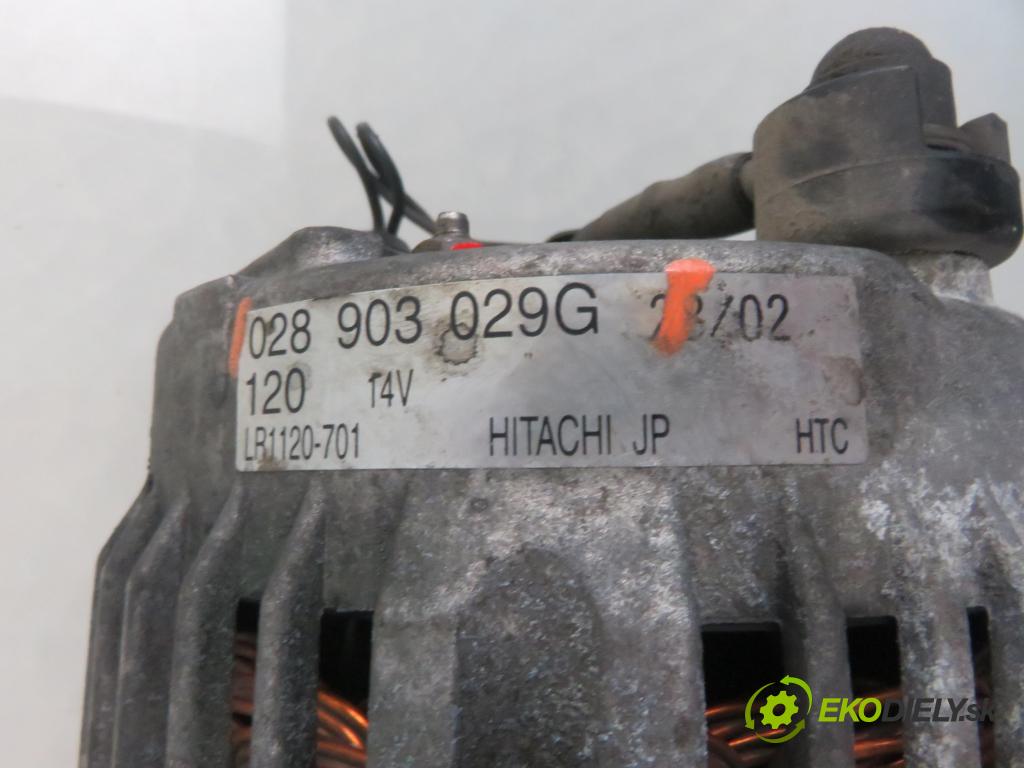 VW GOLF IV Variant (1J5) KOMBI 2002 74,00 1.9 TDI PD 101 - AXR 1896,00 Alternátor 028903029G (Alternátor)