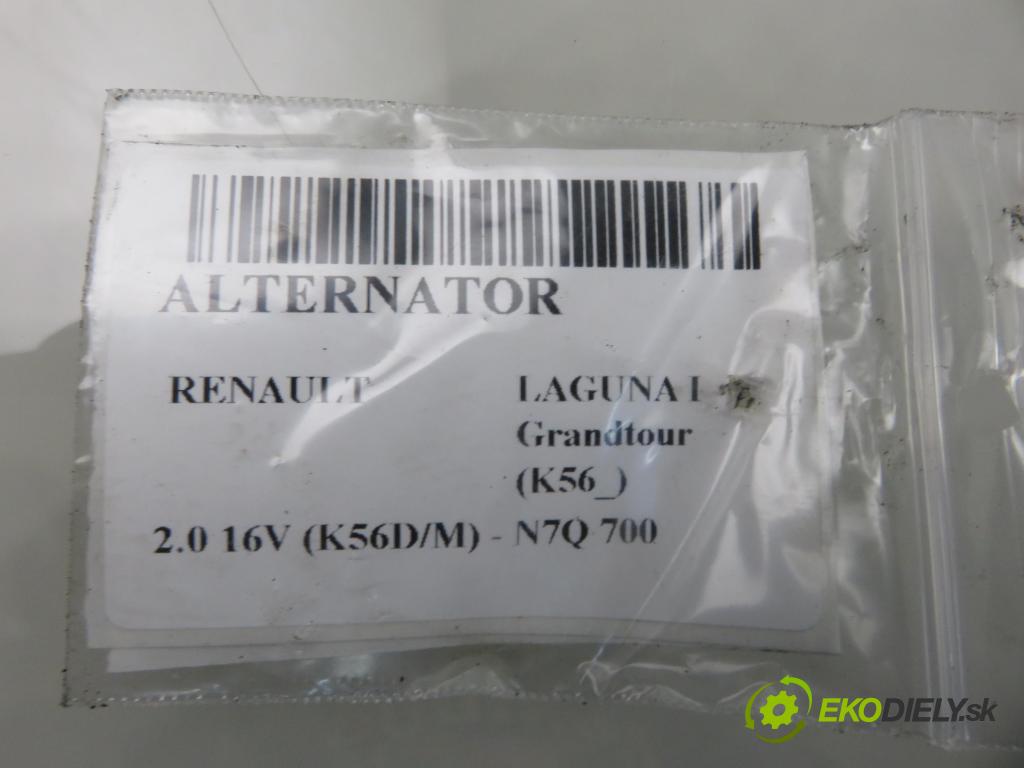RENAULT LAGUNA I Grandtour (K56_) KOMBI 1998 102,00 2.0 16V (K56D/M) - N7Q 700 1948,00 Alternátor  (Alternátor)
