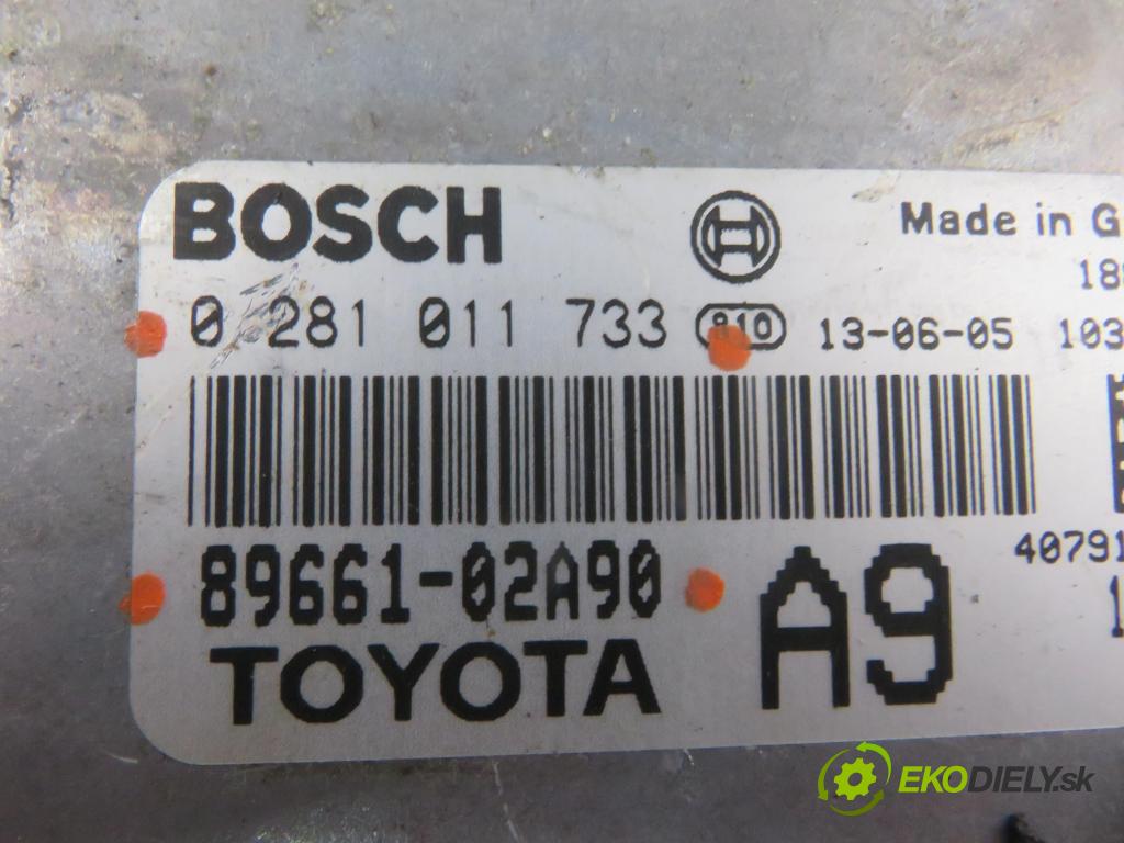 TOYOTA COROLLA kombi (_E12_) KOMBI 2005 0,00 1.4 D4-D (NDE120_) - 1ND-TV 1364,00 řídící jednotka motora 0281011733 ; 8966102A90