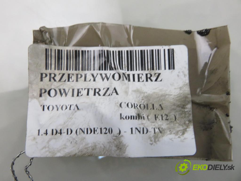 TOYOTA COROLLA kombi (_E12_) KOMBI 2005 0,00 1.4 D4-D (NDE120_) - 1ND-TV 1364,00 váha vzduchu vzduchu 2220433010 ; 1974002260