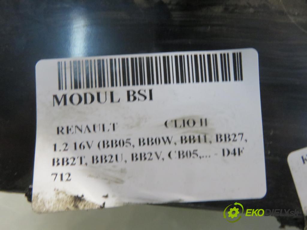RENAULT CLIO II (BB_, CB_) HB 2003 55,00 1.2 16V 75 - D4F 712 1149,00 MODUL BSI 8200234045