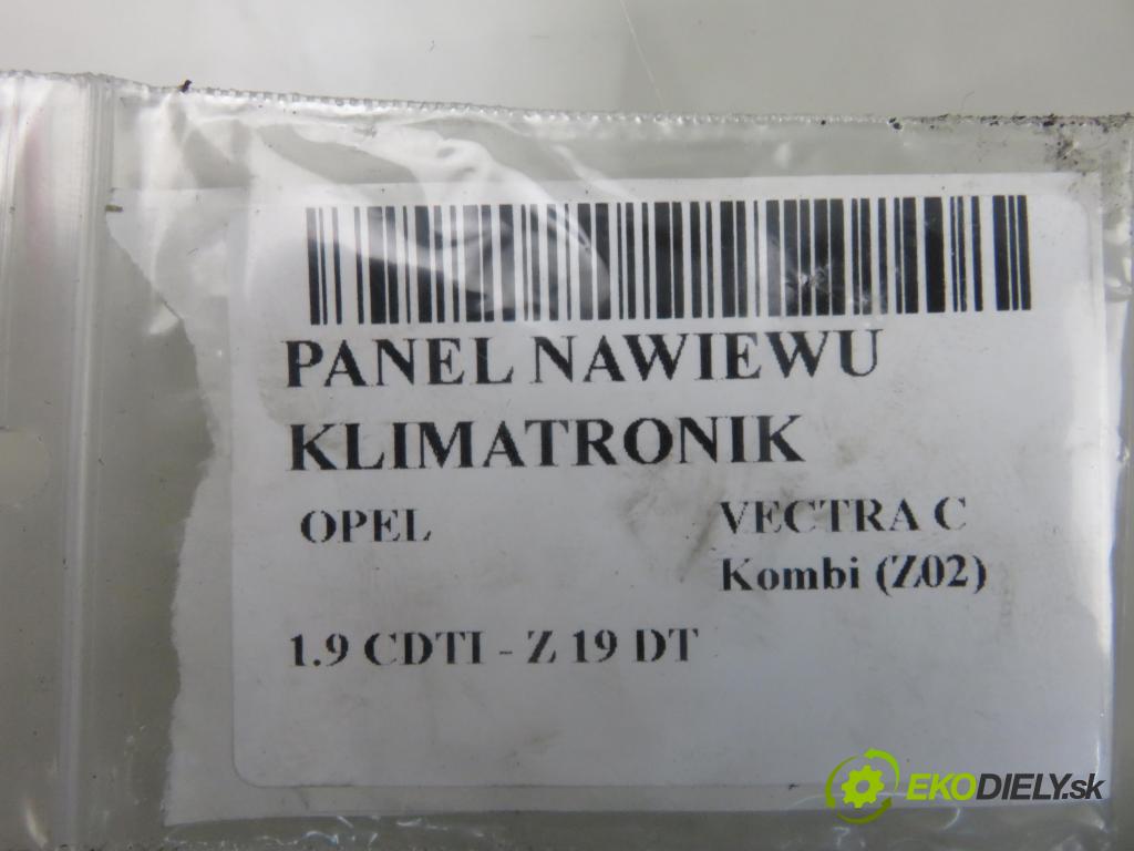 OPEL VECTRA C Kombi (Z02) KOMBI 2005 88,00 1.9 CDTI - Z 19 DT 1910,00 Panel topení KLIMATRONIK 13138198