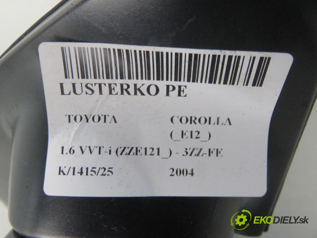 TOYOTA COROLLA (_E12_) HB 2004 81,00 1.6 VVT-i (ZZE121_) - 3ZZ-FE 1598,00 zpětné zrcátko