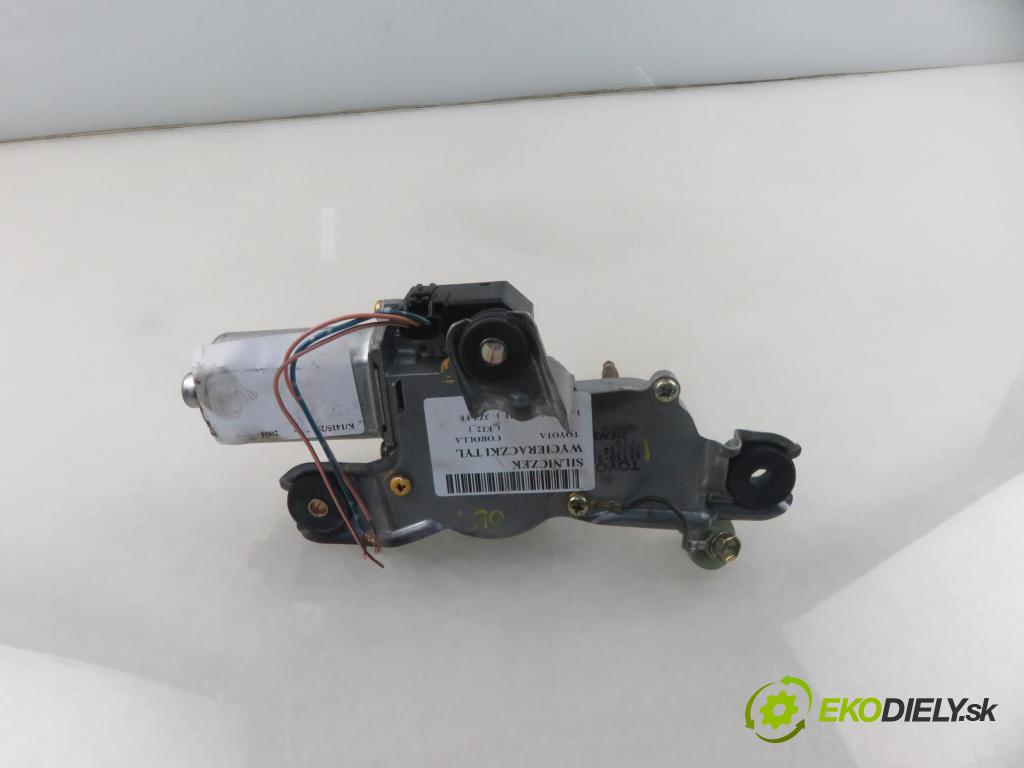 TOYOTA COROLLA (_E12_) HB 2004 81,00 1.6 VVT-i (ZZE121_) - 3ZZ-FE 1598,00 motorek stěrače ZADNÍ: 8513002020 ; 1592006212