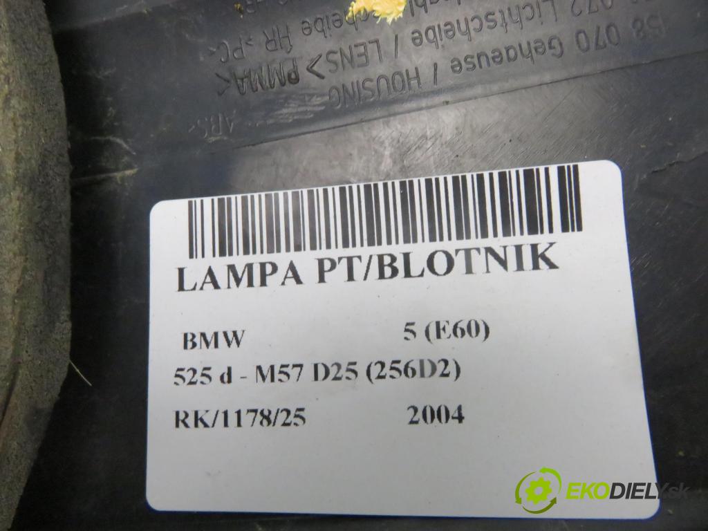 BMW 5 (E60) SEDAN 2004 130,00 525 d - M57 D25 177 (256D2) 2497,00 Svetlo pravé zadné 6910768