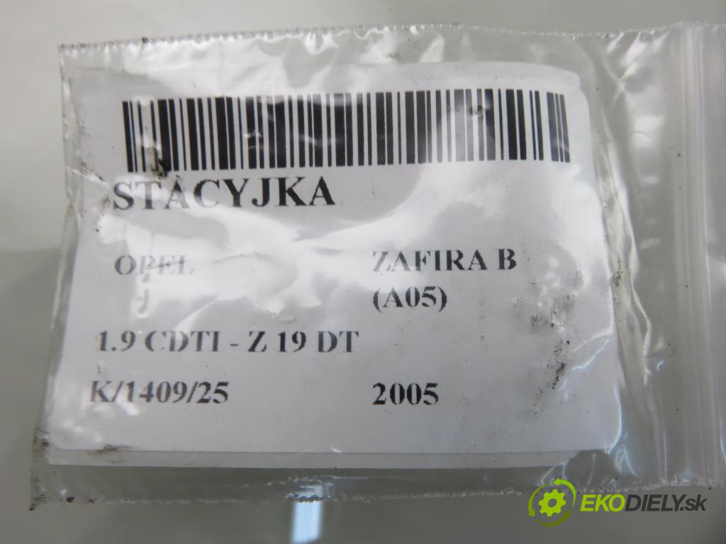 OPEL ZAFIRA B (A05) MINIVAN 2005 88,00 1.9 CDTI 8V 120 - Z 19 DT 1910,00 spinačka N0501882 (Spínacia skrinka)