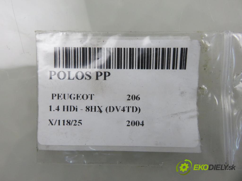 PEUGEOT 206 liftback (2A/C) HB 2004 51,00 1.4 HDi - 8HX (DV4TD) 1398,00 Poloos PP
