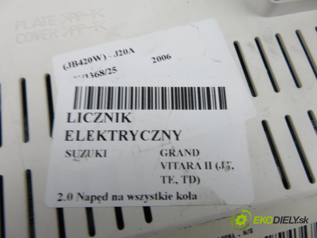 SUZUKI GRAND VITARA II (JT, TE, TD) SUV 2006 103,00 2.0 140 (JB420W) - J20A 1995,00 prístrojovka elektrický 3411065J1