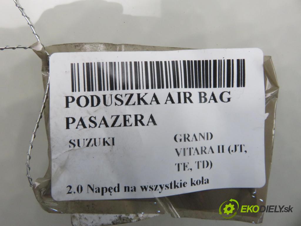 SUZUKI GRAND VITARA II (JT, TE, TD) SUV 2006 103,00 2.0 140 (JB420W) - J20A 1995,00 AirBag air BAG CESTUJÍCÍ: 7391065J1