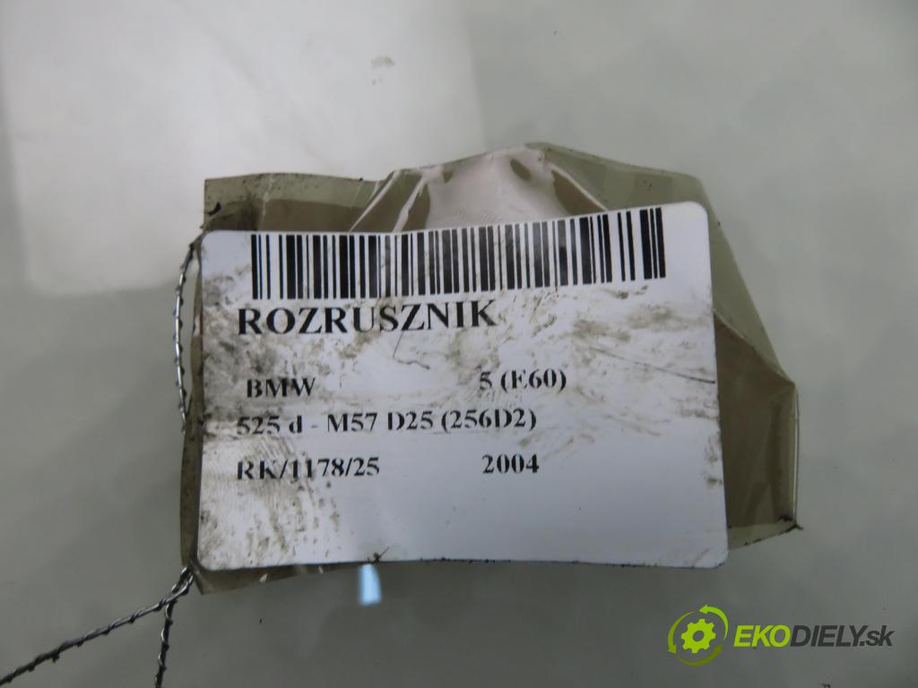 BMW 5 (E60) SEDAN 2004 130,00 525 d - M57 D25 177 (256D2) 2497,00 Štartér 7788680 ; MS4280000660 (Štartér)