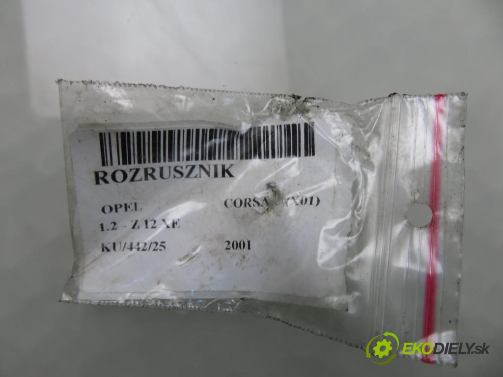 OPEL CORSA C (X01) HB 2001 55,00 1.2 16V 75 - Z 12 XE 1199,00 Štartér 09130838 ; D6RA162 (Štartér)