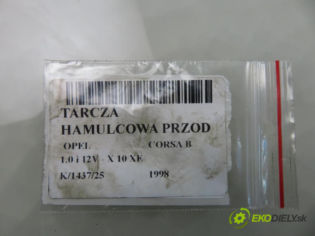 OPEL CORSA B (S93) HB 1998 40,00 1.0 i 12V 54 - X 10 XE 973,00 lamela kotouč brzdová PŘEDNÍ: C3X001