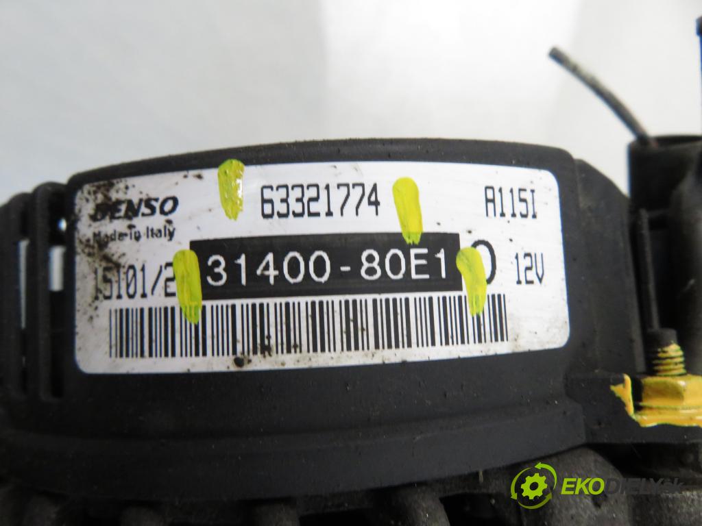 SUZUKI SWIFT II liftback (EA, MA) HB 2001 39,00 1.0 i (SF310, AA44) - G10A 993,00 Alternátor 3140080E1 ; 63321774 (Alternátor)