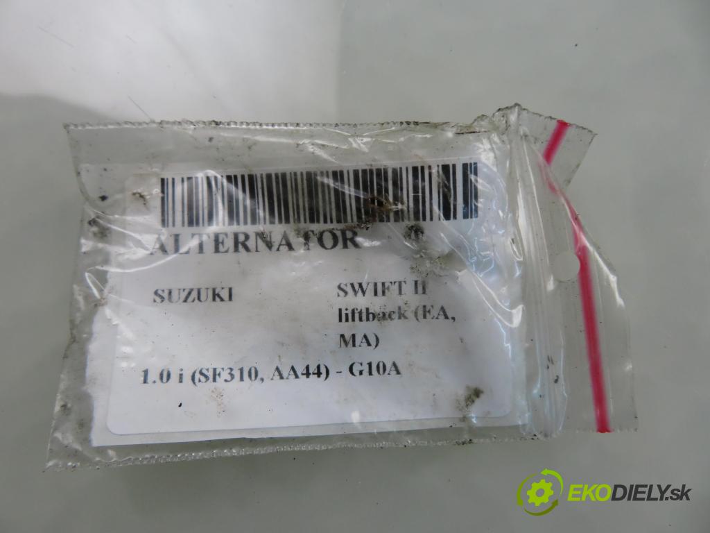 SUZUKI SWIFT II liftback (EA, MA) HB 2001 39,00 1.0 i (SF310, AA44) - G10A 993,00 Alternátor 3140080E1 ; 63321774 (Alternátor)
