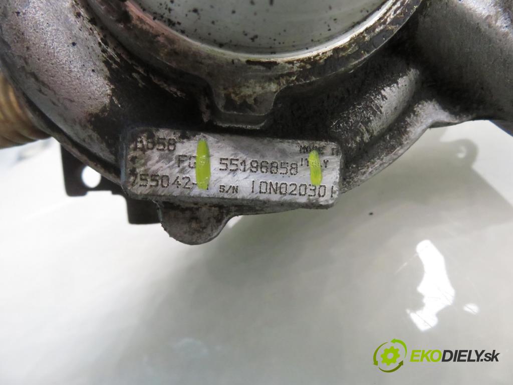 FIAT CROMA (194_) KOMBI 2005 88,00 1.9 D Multijet 120 - 939 A1.000 1910,00 RYCHLONABÍJEČKA: 55196858 (Kompletní turbodmychadlo)