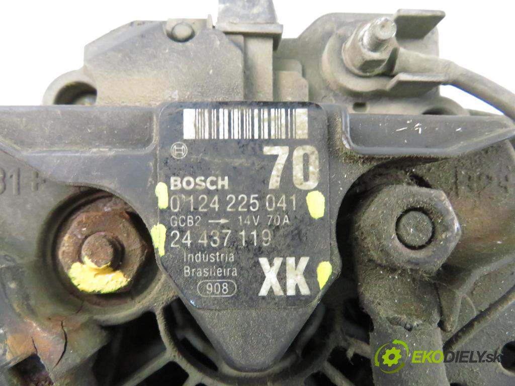 OPEL CORSA C (X01) HB 2001 55,00 1.2 16V 75 - Z 12 XE 1199,00 Alternátor 24437119 ; 24437119X ; 0124225041 (Alternátor)