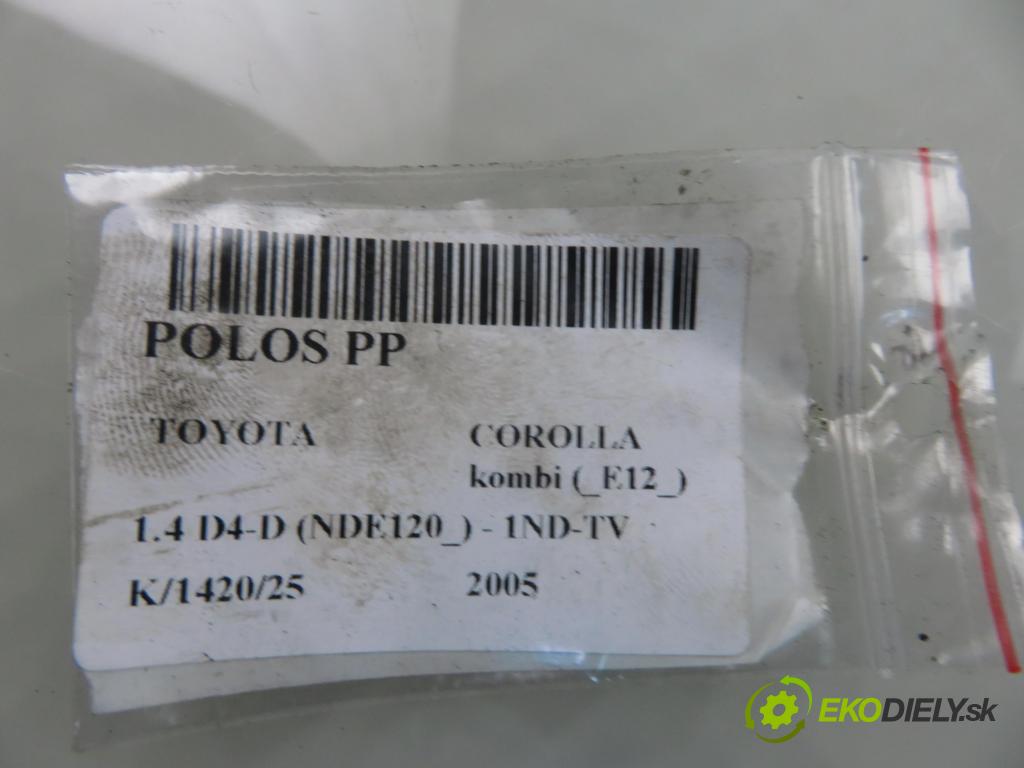 TOYOTA COROLLA kombi (_E12_) KOMBI 2005 0,00 1.4 D4-D (NDE120_) - 1ND-TV 1364,00 poloos PP