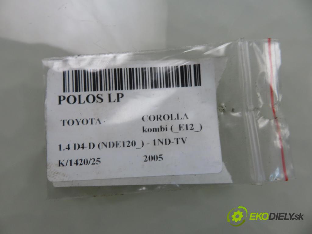 TOYOTA COROLLA kombi (_E12_) KOMBI 2005 0,00 1.4 D4-D (NDE120_) - 1ND-TV 1364,00 poloos LP BRAJ