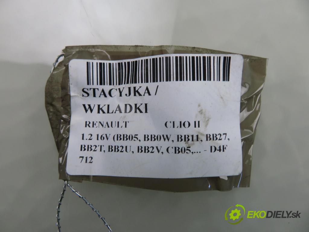 RENAULT CLIO II (BB_, CB_) HB 2003 55,00 1.2 16V 75 - D4F 712 1149,00 spínačka / VLOŽKY