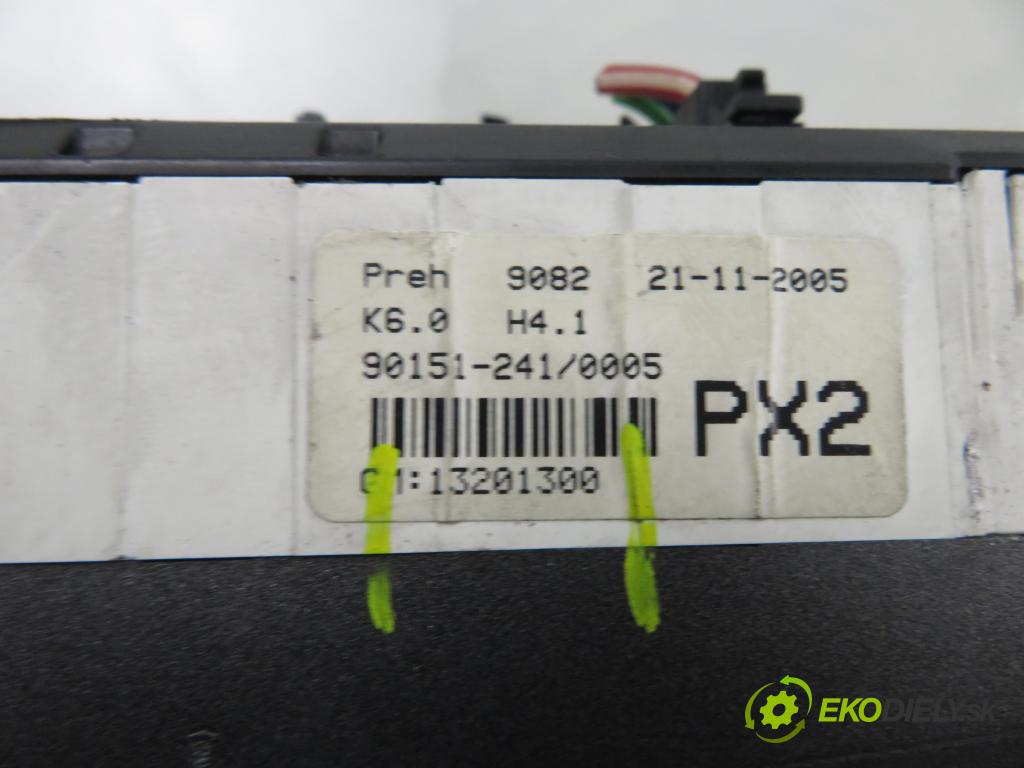 OPEL ZAFIRA B (A05) MINIVAN 2005 88,00 1.9 CDTI 8V 120 - Z 19 DT 1910,00 Panel topení KLIMATIZACE: 13201300