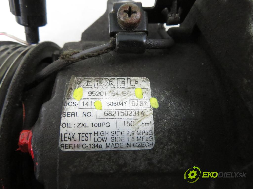 SUZUKI GRAND VITARA II (JT, TE, TD) SUV 2006 103,00 2.0 140 (JB420W) - J20A 1995,00 KOMPRESOR: klimatizácie 9520164JB0 ; 5060410181 (Kompresor klimatizácie)