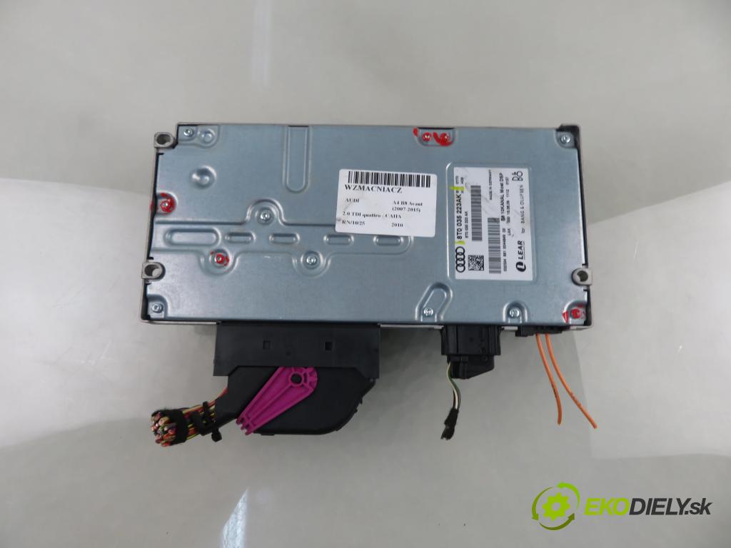 AUDI A4 Avant (8K5, B8) KOMBI 2010 125,00 2.0 TDI quattro - CAHA 1968,00 Zosilňovač 8T0035223AK (Zosilňovač)