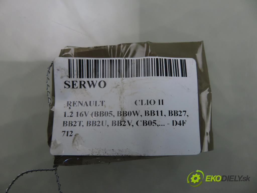 RENAULT CLIO II (BB_, CB_) HB 2003 55,00 1.2 16V 75 - D4F 712 1149,00 posilovač 8200193383 (Servočerpadlo)