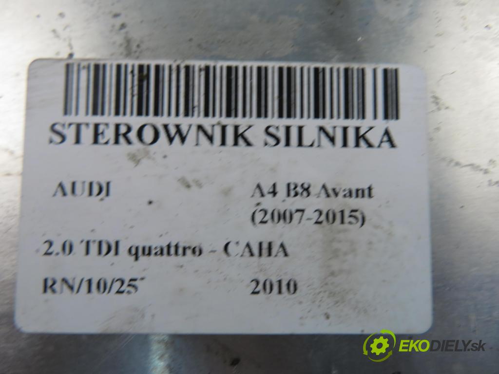 AUDI A4 Avant (8K5, B8) KOMBI 2010 125,00 2.0 TDI quattro - CAHA 1968,00 řídící jednotka motora 03L906022RM ; 0281016145
