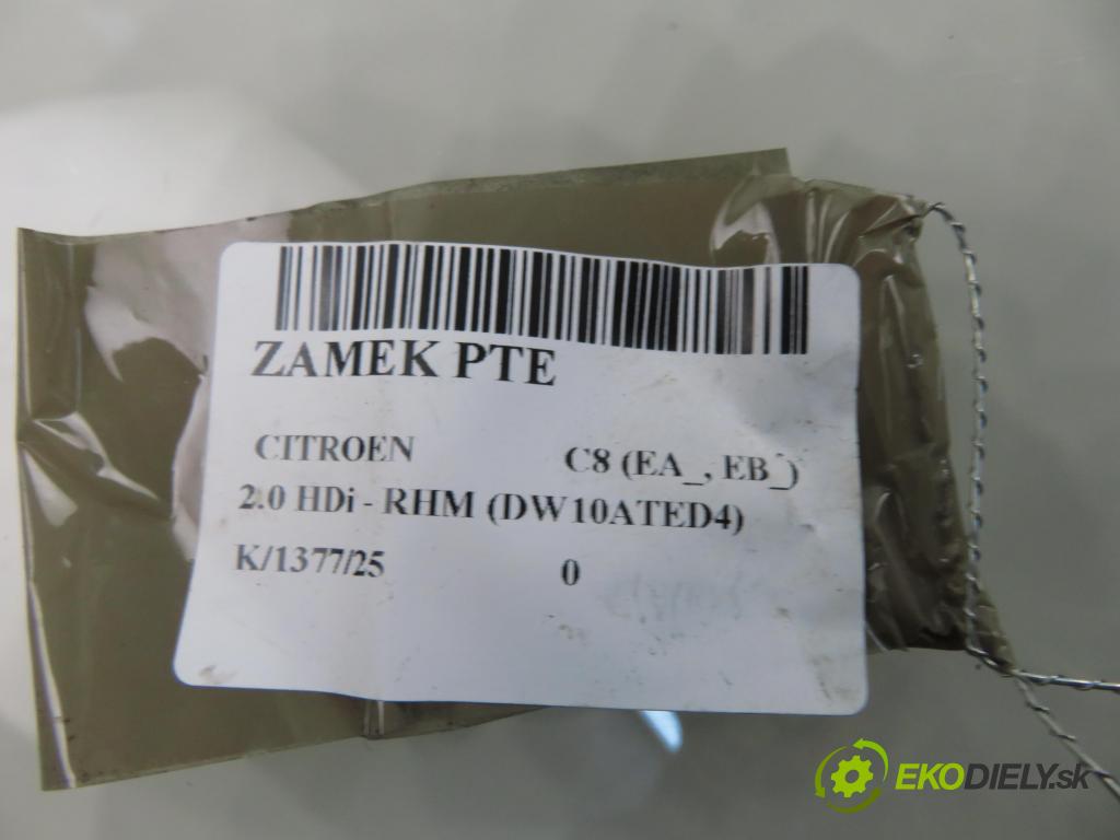 CITROEN C8 (EA_, EB_) MINIVAN 2005 79,00 2.0 HDi - RHM (DW10ATED4) 1997,00 zámok PTE 297105
