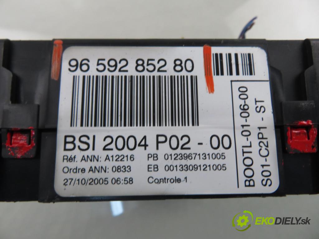 CITROEN C8 (EA_, EB_) MINIVAN 2005 79,00 2.0 HDi - RHM (DW10ATED4) 1997,00 MODUL BSI 9659285280