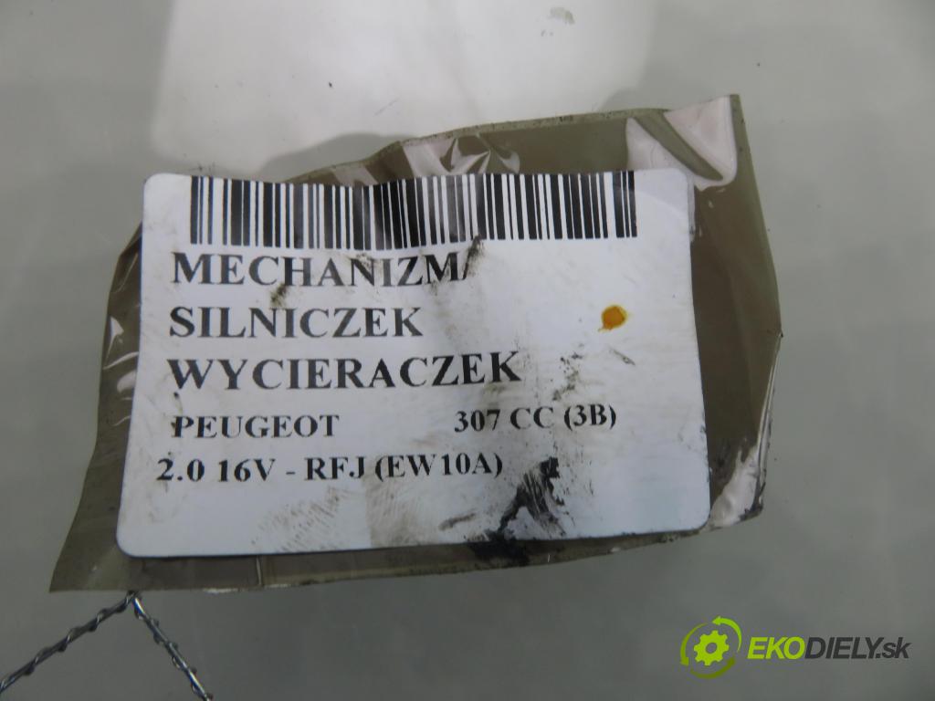 PEUGEOT 307 CC (3B) C/C 2006 0,00 2.0 16V - RFJ (EW10A) 1997,00 MECHANISMUS/ motorek stěračů 404638
