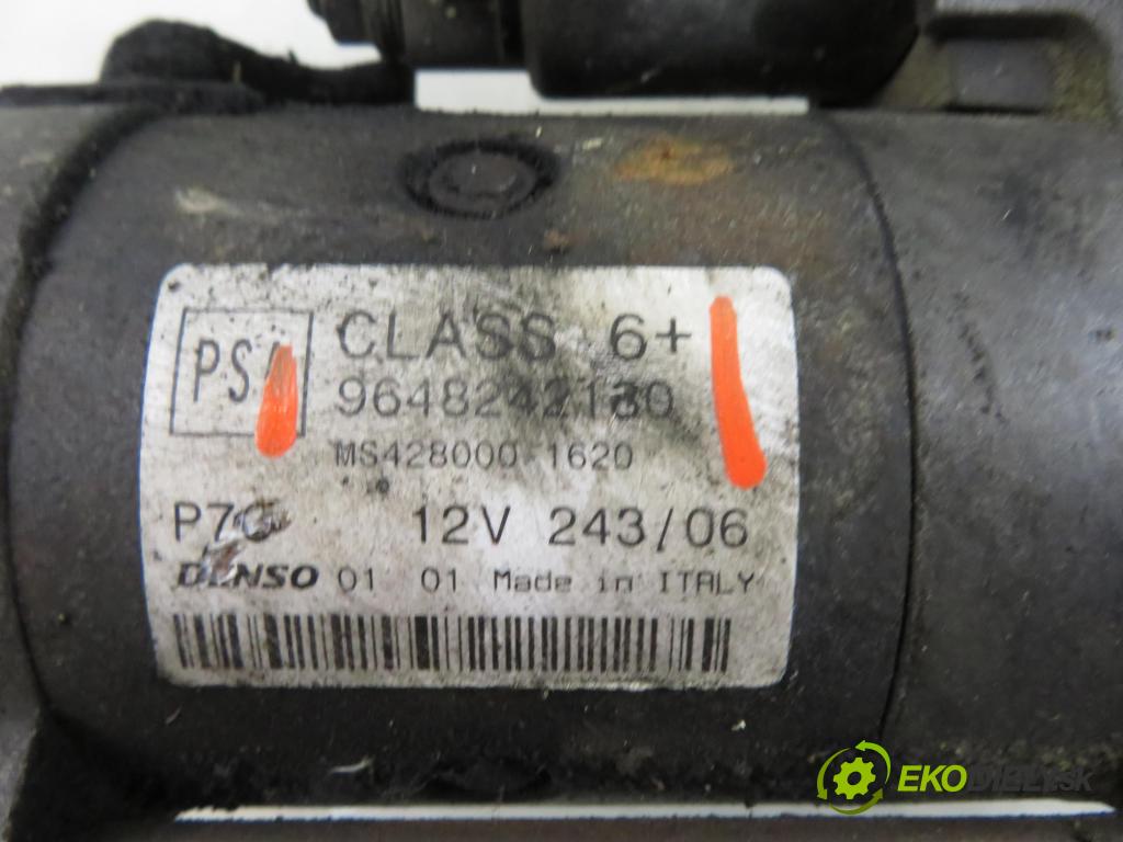 CITROEN C5 II (RC_) LIFTBACK 2006 100,00 2.0 HDi 136 - RHR (DW10BTED4) 1997,00 Štartér 9648242180 (Štartér)