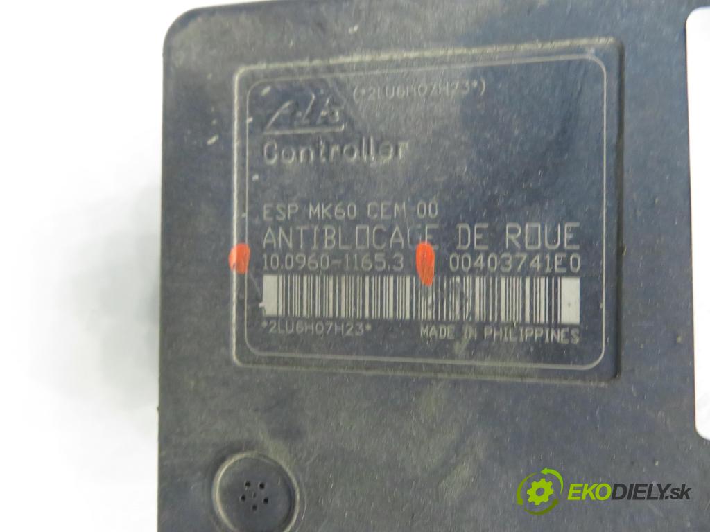 CITROEN C5 II (RC_) LIFTBACK 2006 100,00 2.0 HDi 136 - RHR (DW10BTED4) 1997,00 Pumpa ABS 10096011653 ; 9659770580 (Pumpa ABS)