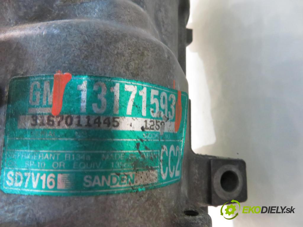 OPEL VECTRA C Kombi (Z02) KOMBI 2005 88,00 1.9 CDTI - Z 19 DT 1910,00 KOMPRESOR: klimatizácie 13171593 (Kompresor klimatizácie)